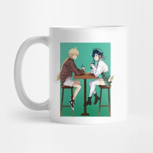 Genshin Impact - Aether and Venti's Day Off Mug